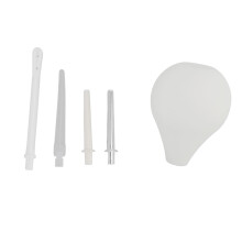 Enema Supplies For Medical Grade PVC Enema Nozzles Comfortable Burr Free Enema Insertion Reusable Sterilisable Enema Supplies With Leak Proof Design S