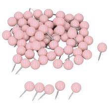 100 Stück Pinke Karten-Klammern 9,5x20mm Stahl Kunststoff Dekorationsnägel