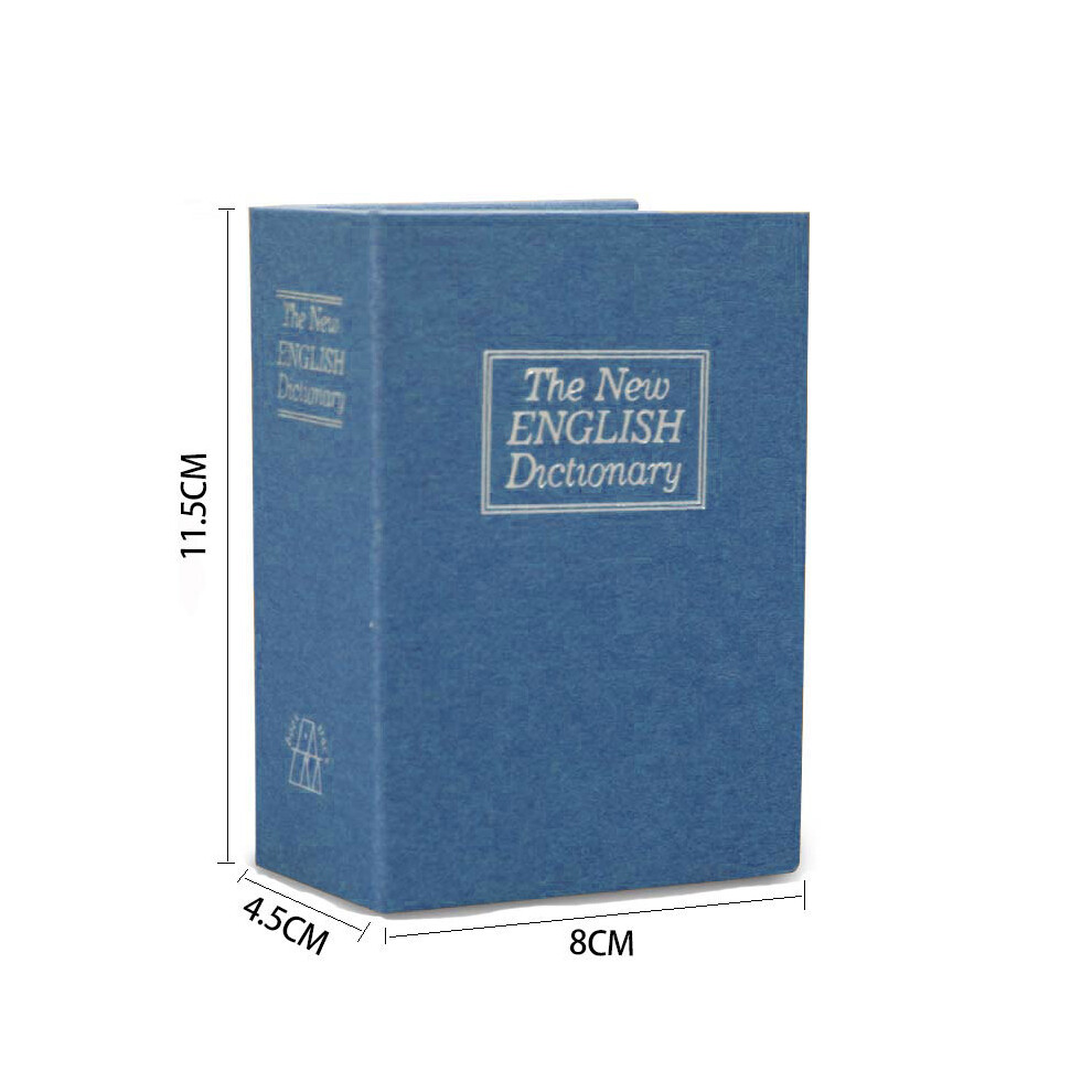 Dictionary Diversion Book Safe, Secret Hidden Book With Safe Inside Fake Book Money Safe Metal Lock Box Small, Hidden Book Safe Realistic In Appearanc 9088527408029