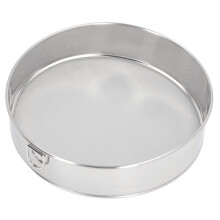 Large 80 Mesh Titanium Plated Round Sifter for Flour and Cocoa Powder