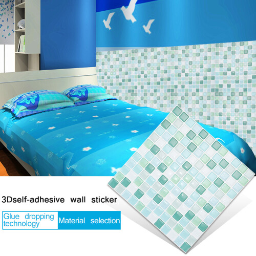 Transform Any Room, Easy Installation Water-resistant Surface Peel And Stick Tile For Home Decor, Self-adhesive Mosaic Simulation Tile Unique Patterns 2