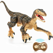 Bréagán Dineasár Idirghníomhach, Gluaiseacht Sholúbtha & Dealramh Réalaíoch, Bréagáin Velociraptor Jurassic & Ceallraí Litiam