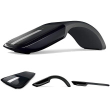Trådløs computermus, Bluetooth Arc Touch-mus Ultraslankt og bærbart design, foldbar ergonomisk optisk mus til bærbar computer Tablet, touch