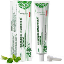Tratamento para hemorroidas, ingrediente recomendado por médicos para alívio da dor e conforto sem odor, fórmula de ação rápida com aloe vera