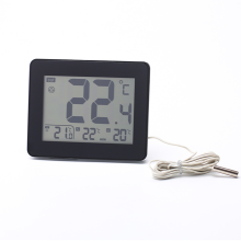 Hygrometer en binnenthermometer, comfortindicator met hoge nauwkeurigheid voor babykamer en kelder. Magnetisch ontwerp zorgt voor stabiliteit en