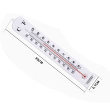 Väderbeständig hygrometer för växthus, termometer med automatisk kalibrering som säkerställer noggrannhet inom 3 timmar, lättavläst med fet