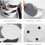 Ατομικά κινούμενοι οργανωτές κοσμημάτων, στοιβαγμένοι δίσκοι αξεσουάρ με ξύλινο 3