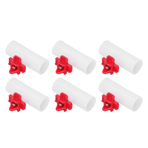 Chicken Waterer Nipple Cups 20 Sets Automatic Drinking System G3/4 T Joints
