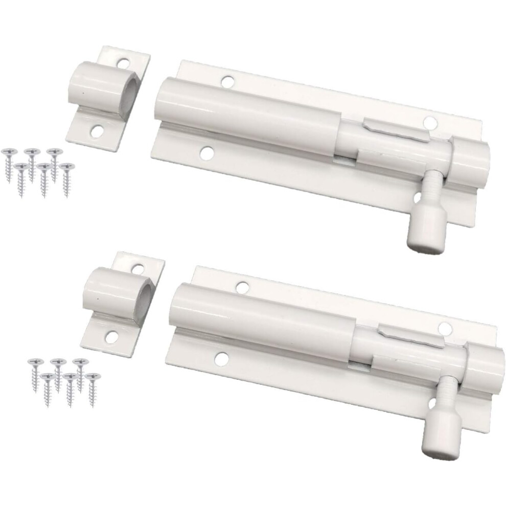 Fashionable Security Lock, Easy Installation Barrel Bolt Latch, Durable And Rust-Proof For Your Bathroom Doors, Cabinets, And More, Enhance Privacy 9175034044953