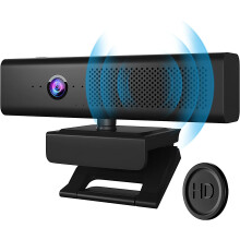 Optimieren Sie Ihre Meetings mit unserer 90-Weitwinkel-Webcam, Full-HD-Videoqualität (1080p), Autofokus für klare Bilder und Sichtschutzabdeckung