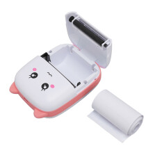 Mini stampante termica rosa 1200mAh 57x25/28/30mm