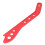 Table Saw Push Sticks 2PCS Plastic Safety Tools Ergonomic Red Color 9