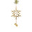 Schneeflocken-/Blumen-/Schmetterlings-/Glocke-Schneeflocke C Gold 1
