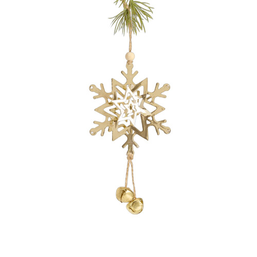 Schneeflocken-/Blumen-/Schmetterlings-/Glocke-Schneeflocke C Gold