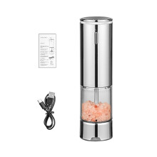 Moulin à poivre électrique de cuisine moderne, moulin à-Argent