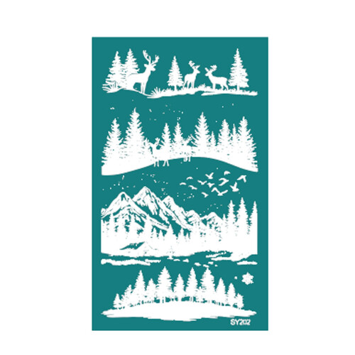 Holiday Ceramics Template Set Reusable Paper Materials-SY202