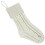Gebreide kerstsok, wasbaar polyester, jarenlang-Beige 1