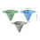 Retractable Silicone Funnel Compact Storage Safe For-Blue 4