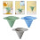 Retractable Silicone Funnel Compact Storage Safe For-Blue 3