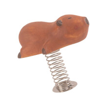 Skurrile Keramik-Tierfiguren mit beweglicher-Kapibala-Party-Stil