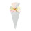 Bright Cotton Ice Cream Cone Ornament Interactive Gift-White 1