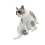 Niedliche sitzende Katzen-Statue, Miniatur-Ornament,-Stil C 1