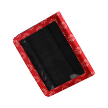 Draagbare breigereedschap-organizertas Grote-Rode chrysant
