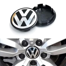 Lot of 4 enjoliveurs Volkswagen - Emblèmes de moyeu de roue