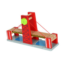 1 sentence suspension bridge toy lift railway track plastic red