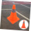 Reflective Collapsible Traffic Cones 2Pack Compact Parking And Emergency Use Plastic Visibility Collars Orange 3
