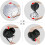 Photography Reflector 5In1 Portable Collapsible Round 110cm MultiDisc Light Diffuser for Studio Lighting 5