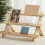 Wooden 3-Tier Display Stand Riser, 395x80mm, Multi-Purpose Shelf 4
