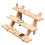 Wooden 3-Tier Display Stand Riser, 395x80mm, Multi-Purpose Shelf 10
