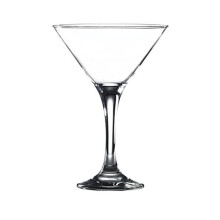 Martini Glasses Set of 6, 6 oz Durable Glass Design for Elegant Cocktail Presentation