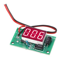 Compact 3-Digit Trigger Counter Module with Red LED for Industrial Use