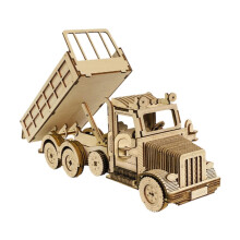 3D Truck Puzzle, DIY Wooden Assembly Model Kit, Mechanical Building Educational Toy, Interesting Gift Idea