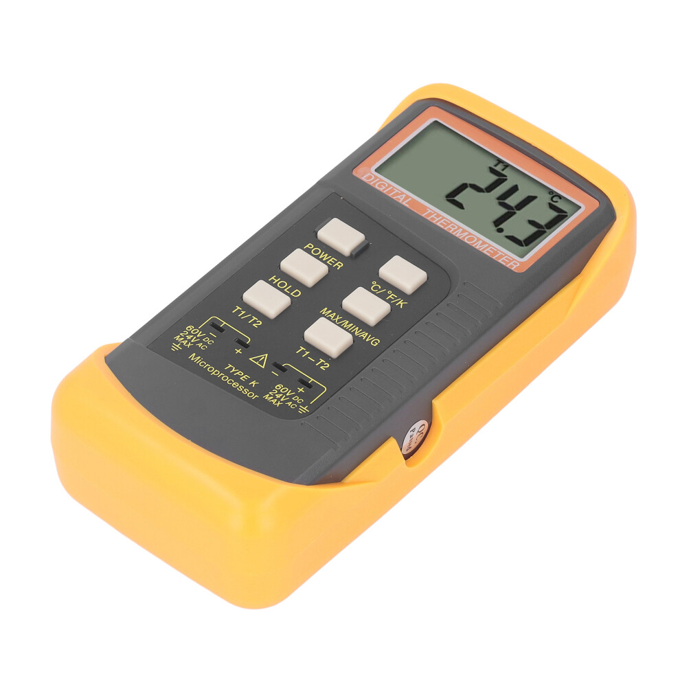 Digital Thermocouple Thermometer 4 Channels, K Type, LCD Display