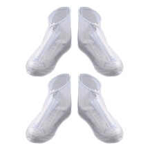 2 paires de couvre-bottes de pluie épais, semelles