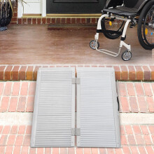 (3ft) Homcom Portable Folding Aluminium Ramp Wheelchair Pet