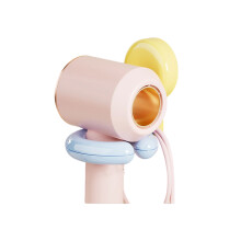 Capacity Hair Dryer Wall Mount Suction Cup Holder-Bubble blue