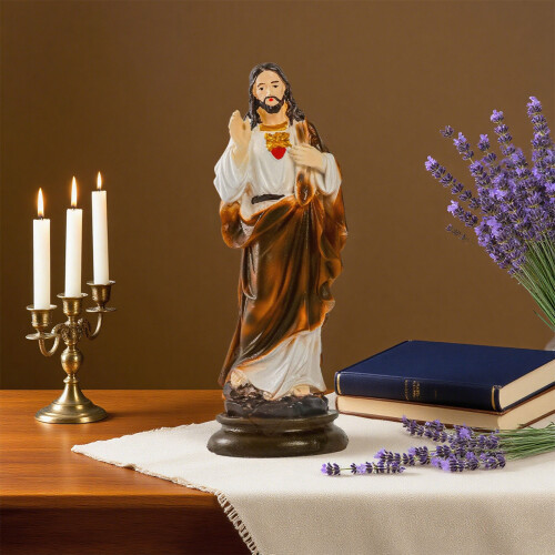 Priester Standbeeld Hars Vakmanschap Katholieke Standbeeld 1