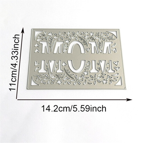 Moeder bloem stansmessen embossing stencils stansen voor 2