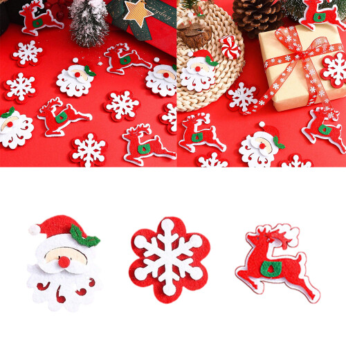 Comfortable Perceived Christmas Decorations 10Pcs Set-snowflake 2