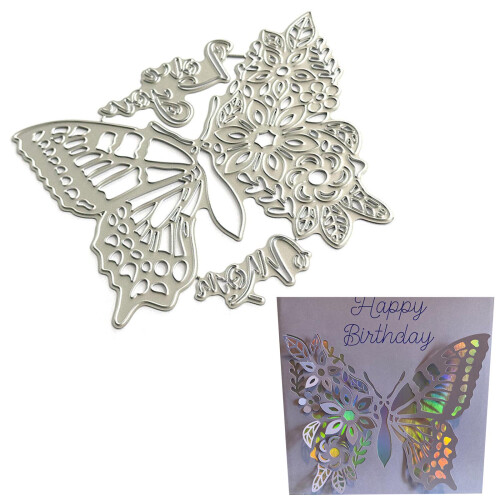 Vlindervorm Koolstofstaal Gestanst Scrapbooking Embossing Tool 2