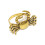 Gold Metal Crablet Napkins Holders Rustproof-Ancient Silver 5
