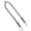Double Head Dog Leash For Easy Control Heavy Duty Nylon-Gray 1