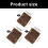 Dog Ear Protector  Washable Multiple Pattern -Dark Brown S 2
