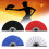 Chinese Folding Fan Retro Handheld Fan Plastic-Royal Blue 3