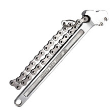 16 Inch Steel Chain Pipe Wrench Heavy Duty Long Handle with Strength Chain for Plumbing and Automotive