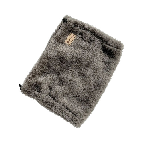 Dog Ear Protector  Washable Multiple Pattern  Scarf-Dark Gray L